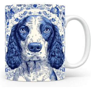 Collectable mok Springer spaniel Beker voor koffie of tas voor thee