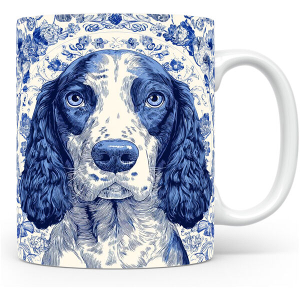 Collectable mok Springer spaniel Beker voor koffie of tas voor thee