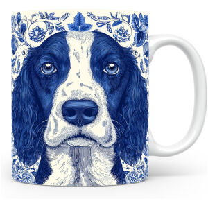 Collectable mok Springer spaniel Beker voor koffie of tas voor thee