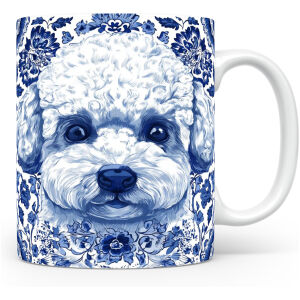 Collectable mok Bichon Frise Beker voor koffie of tas voor thee