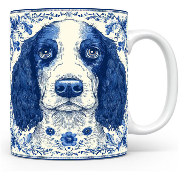 Collectable mok Springer spaniel Beker voor koffie of tas voor thee