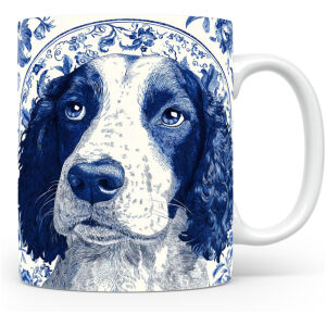 Collectable mok Springer spaniel Beker voor koffie of tas voor thee