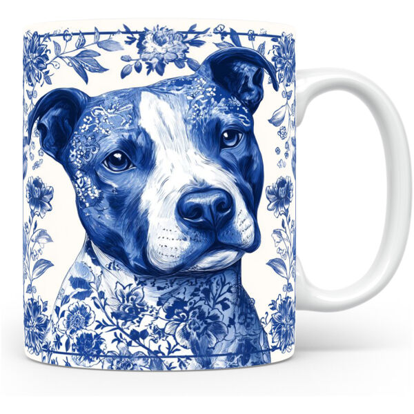 Collectable mok Staffordshire Bull Terrier Beker voor koffie of tas voor thee