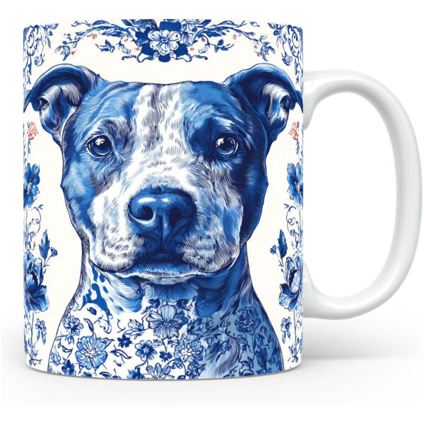 Collectable mok Staffordshire Bull Terrier Beker voor koffie of tas voor thee
