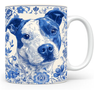 Collectable mok Staffordshire Bull Terrier Beker voor koffie of tas voor thee