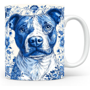 Collectable mok Staffordshire Bull Terrier Beker voor koffie of tas voor thee