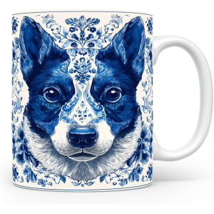 Collectable mok Zweedse vallhund Beker voor koffie of tas voor thee