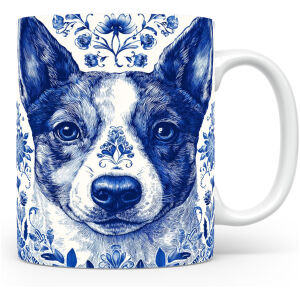 Collectable mok Zweedse vallhund Beker voor koffie of tas voor thee