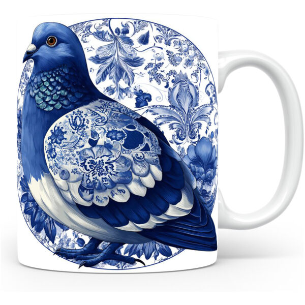 Collectable mok Tortelduif Beker voor koffie of tas voor thee