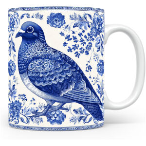 Collectable mok Tortelduif Beker voor koffie of tas voor thee