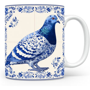 Collectable mok Tortelduif Beker voor koffie of tas voor thee