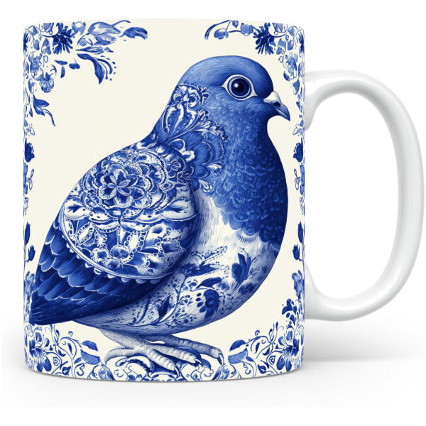 Mok Tortelduif Collectable mok Tortelduif Beker voor koffie of tas voor thee
