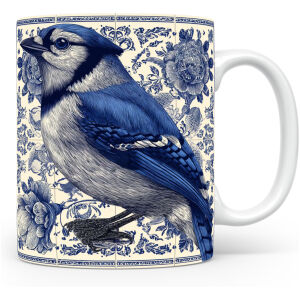 Collectable mok Blauwe gaai Beker voor koffie of tas voor thee