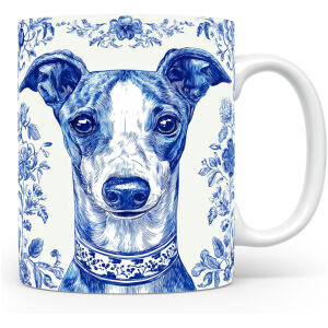 Collectable mok Whippet Beker voor koffie of tas voor thee