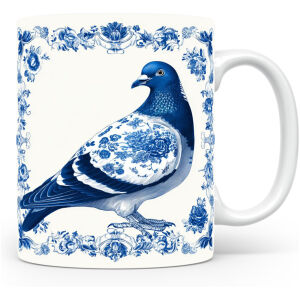 Collectable mok Hout duif Beker voor koffie of tas voor thee