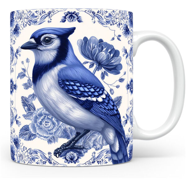 Mok Blauwe Gaai Collectable mok Blauwe gaai Beker voor koffie of tas voor thee
