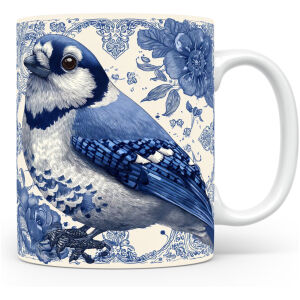 Collectable mok Blauwe gaai Beker voor koffie of tas voor thee