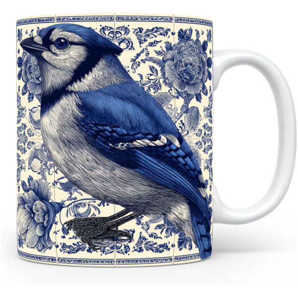 Mok Blauwe Gaai Collectable mok Blauwe gaai Beker voor koffie of tas voor thee