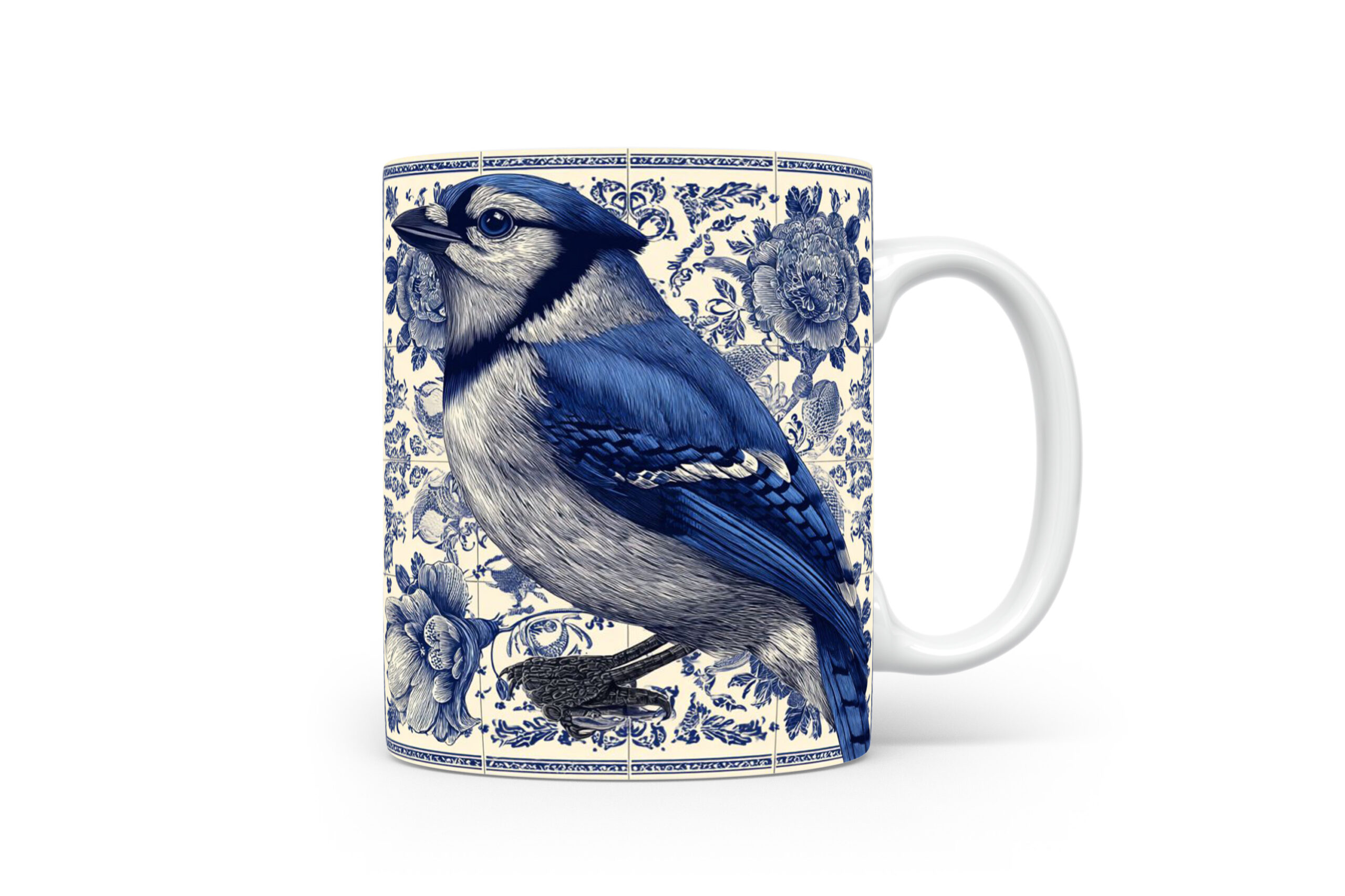 Mok Blauwe Gaai Collectable mok Blauwe gaai Beker voor koffie of tas voor thee