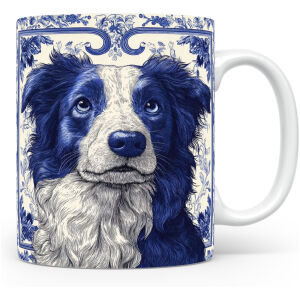 Collectable mok Border Collie Beker voor koffie of tas voor thee