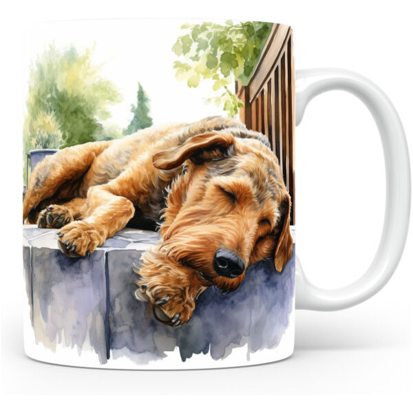 Collectable mok Airedale terrier Beker voor koffie of tas voor thee