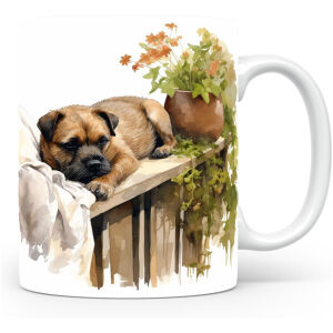 Collectable mok Border terrier Beker voor koffie of tas voor thee