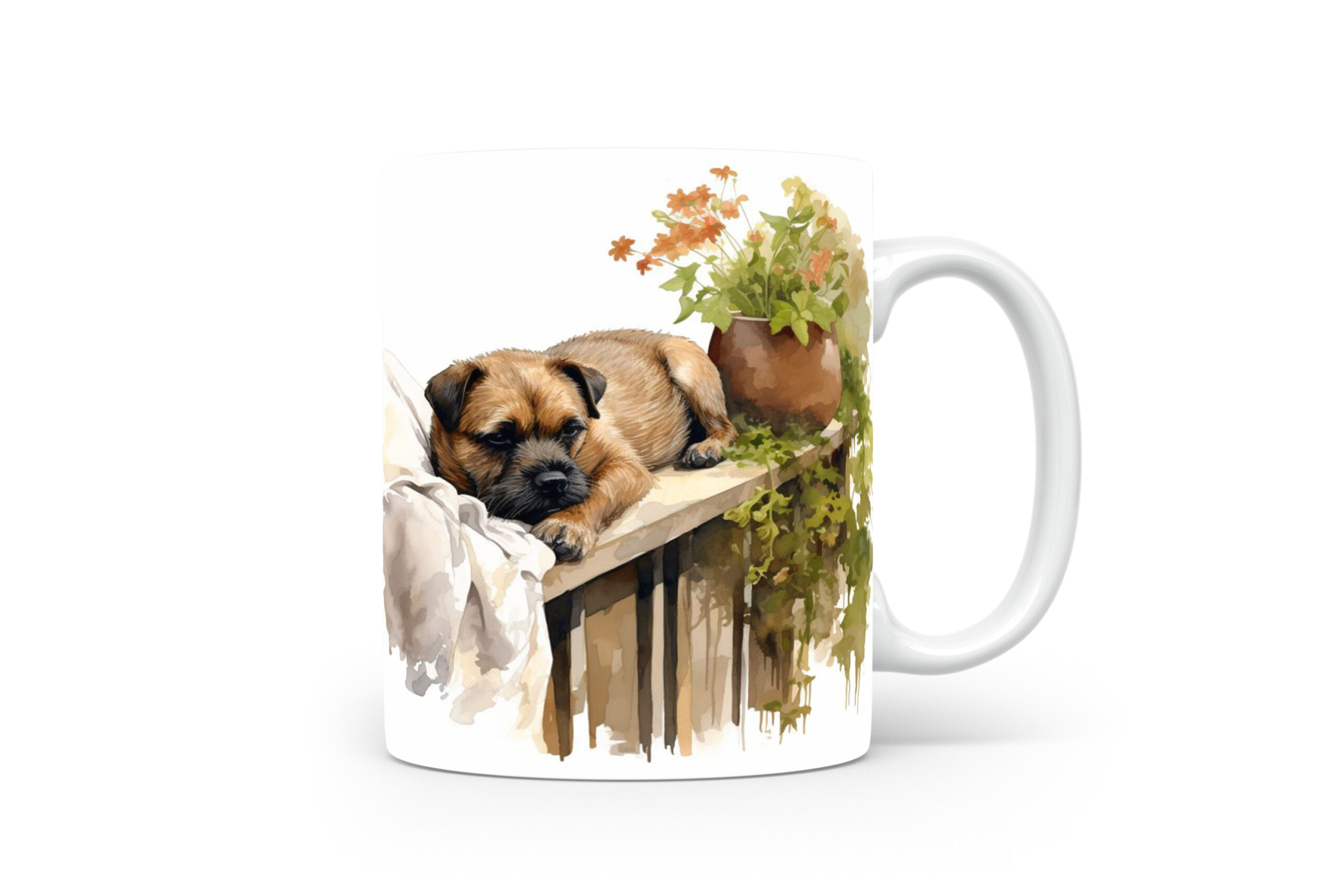 Mok Border Terrier Collectable mok Border terrier Beker voor koffie of tas voor thee