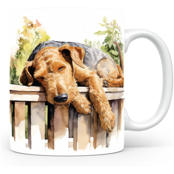 Collectable mok Airedale terrier Beker voor koffie of tas voor thee