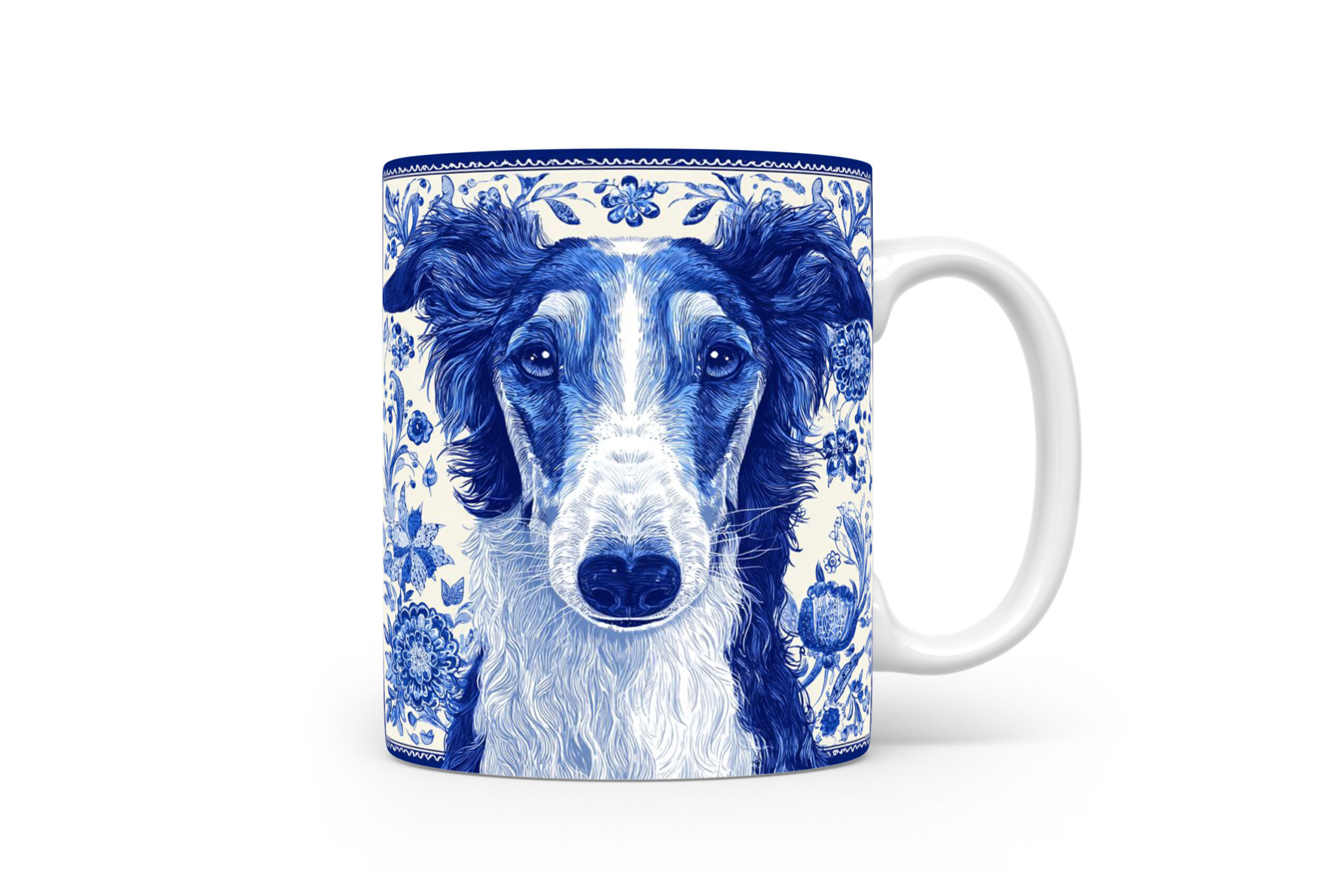 Mok Borzoi Collectable mok Borzoi Beker voor koffie of tas voor thee