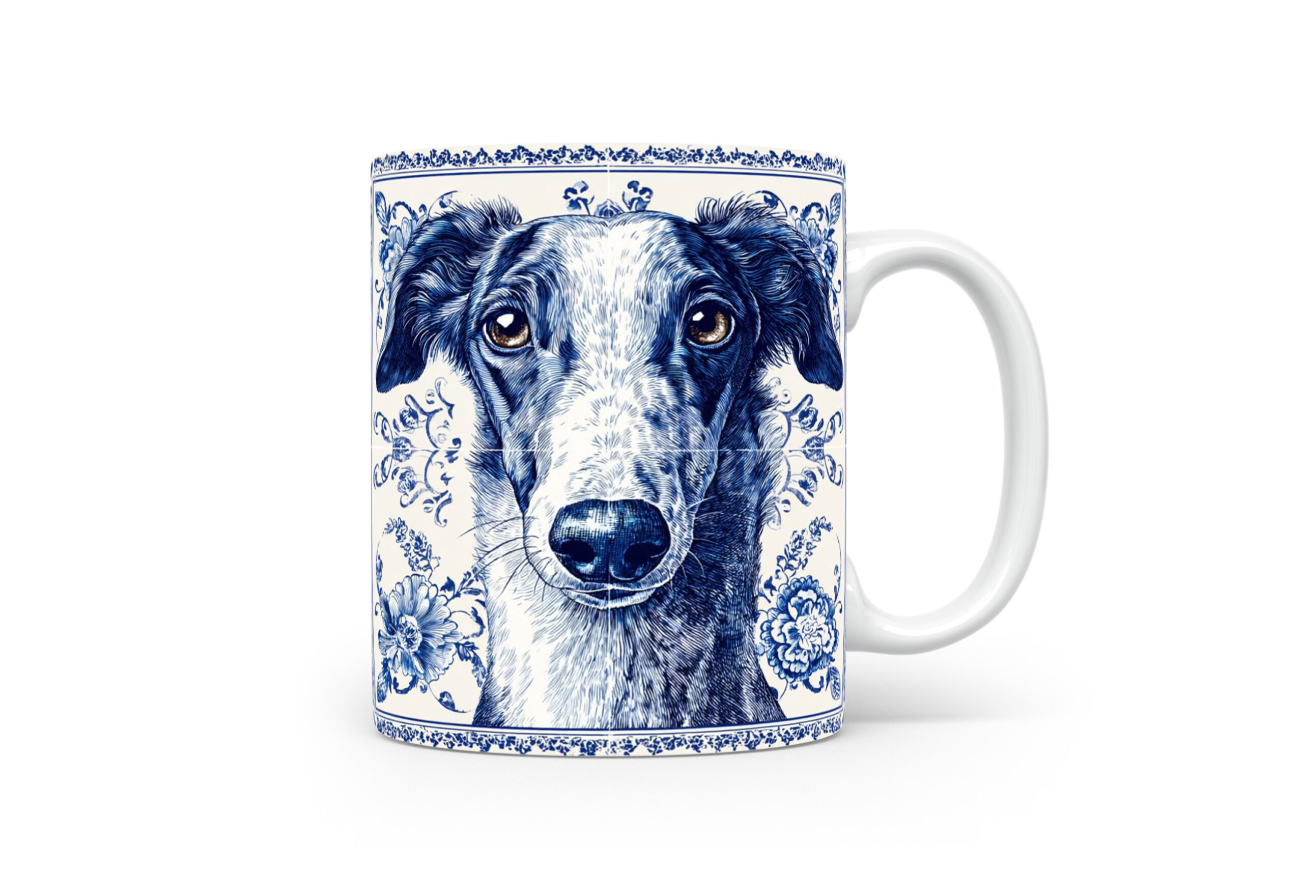 Mok Borzoi Collectable mok Borzoi Beker voor koffie of tas voor thee