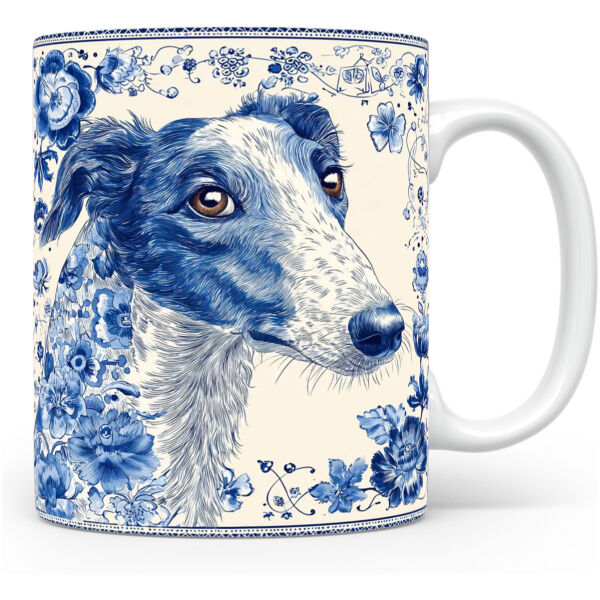 Collectable mok Borzoi Beker voor koffie of tas voor thee