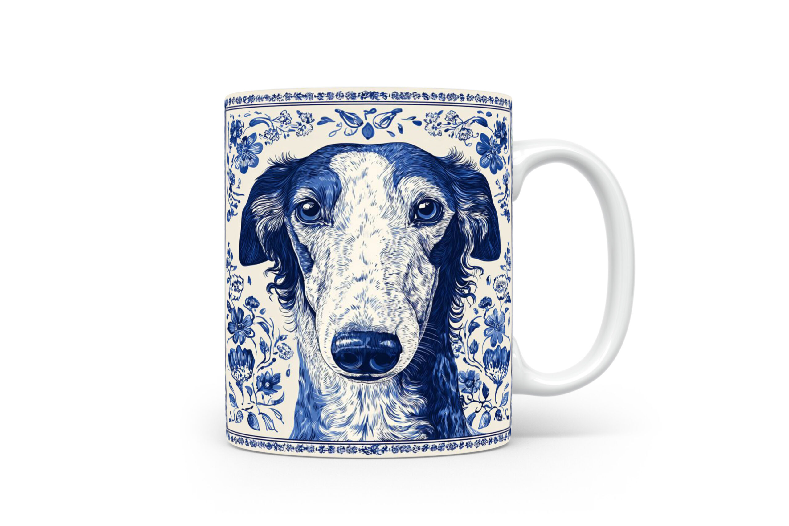 Mok Borzoi Collectable mok Borzoi Beker voor koffie of tas voor thee