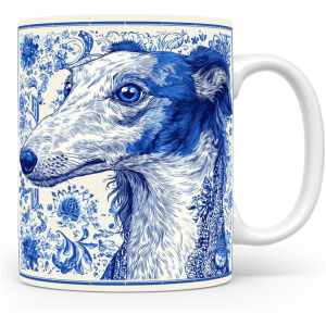 Collectable mok Borzoi Beker voor koffie of tas voor thee