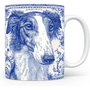 Collectable mok Borzoi Beker voor koffie of tas voor thee
