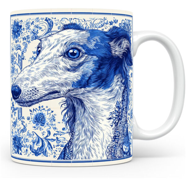 Collectable mok Borzoi Beker voor koffie of tas voor thee