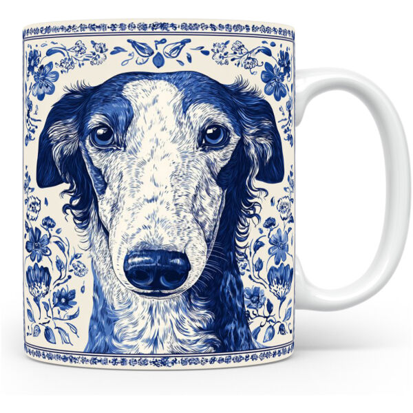 Collectable mok Borzoi Beker voor koffie of tas voor thee