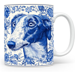 Collectable mok Borzoi Beker voor koffie of tas voor thee