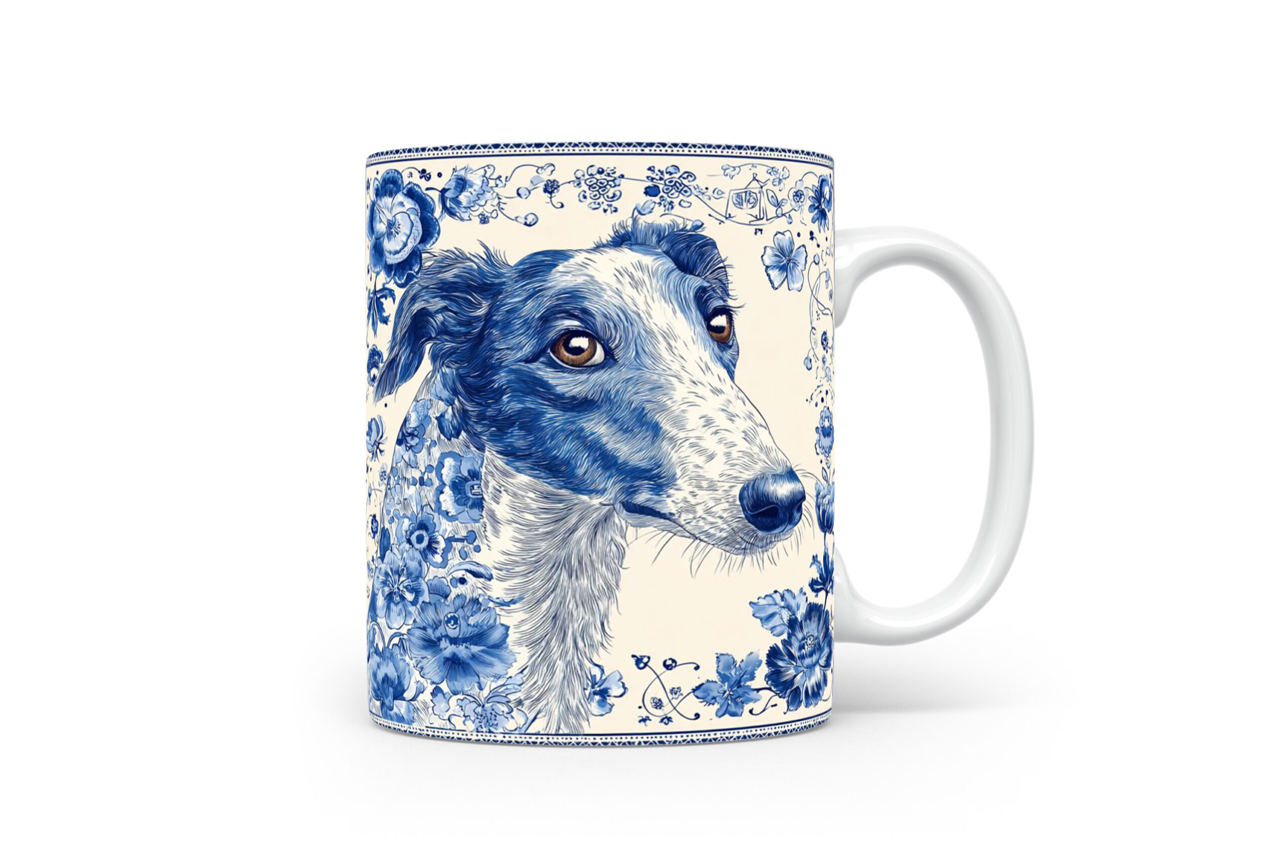 Mok Borzoi Collectable mok Borzoi Beker voor koffie of tas voor thee