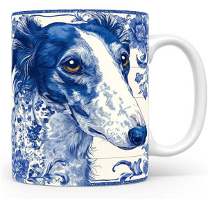 Collectable mok Borzoi Beker voor koffie of tas voor thee