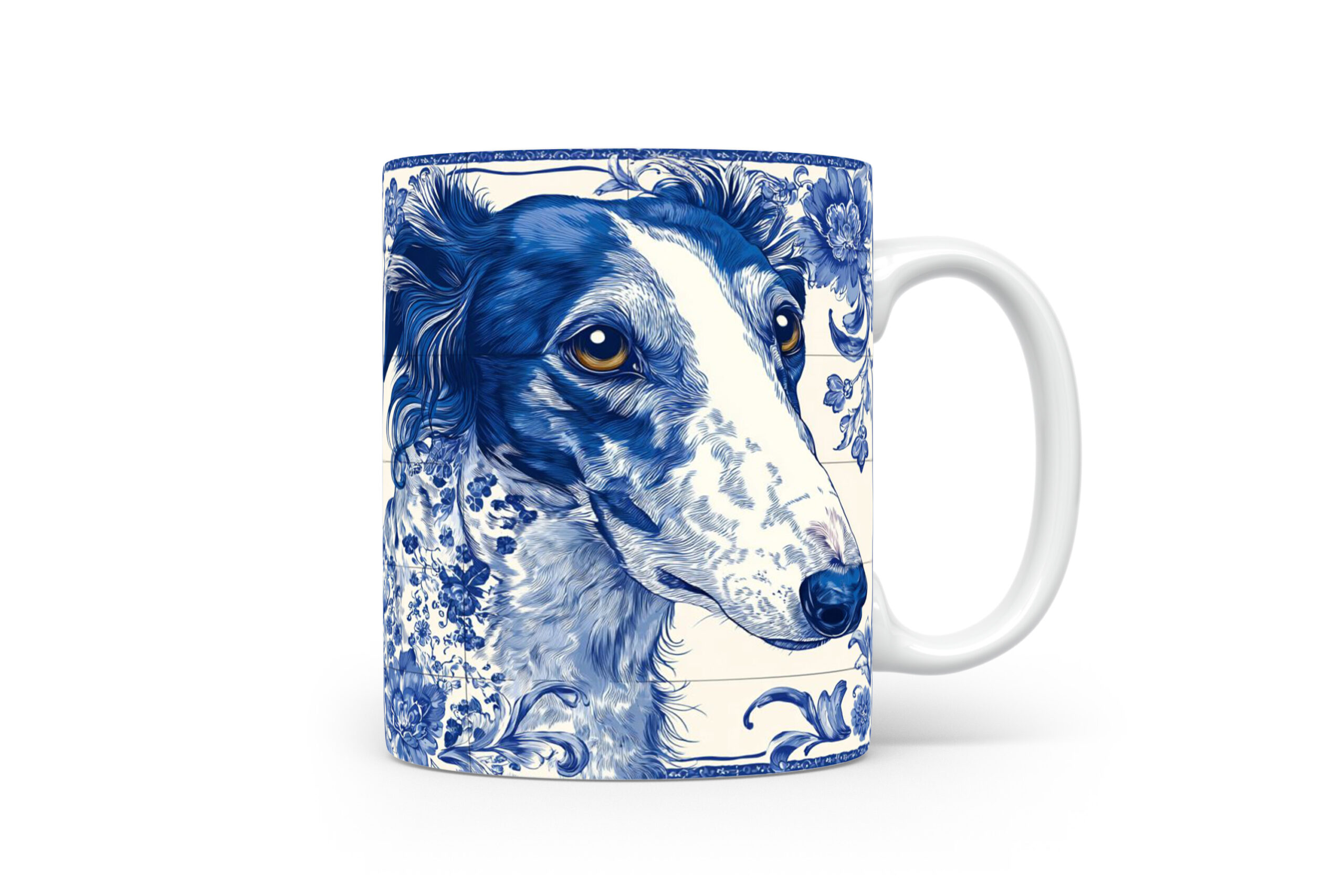 Mok Borzoi Collectable mok Borzoi Beker voor koffie of tas voor thee