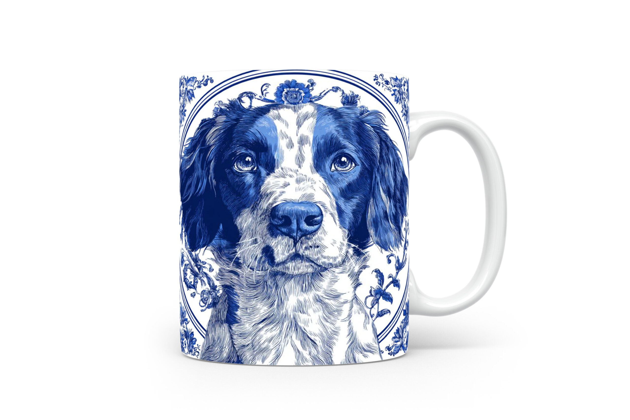 Mok Bretonse Spaniël Collectable mok Bretonse spaniël Beker voor koffie of tas voor thee