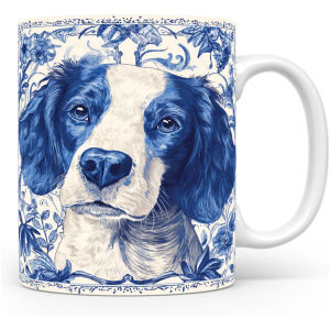 Collectable mok Bretonse spaniël Beker voor koffie of tas voor thee