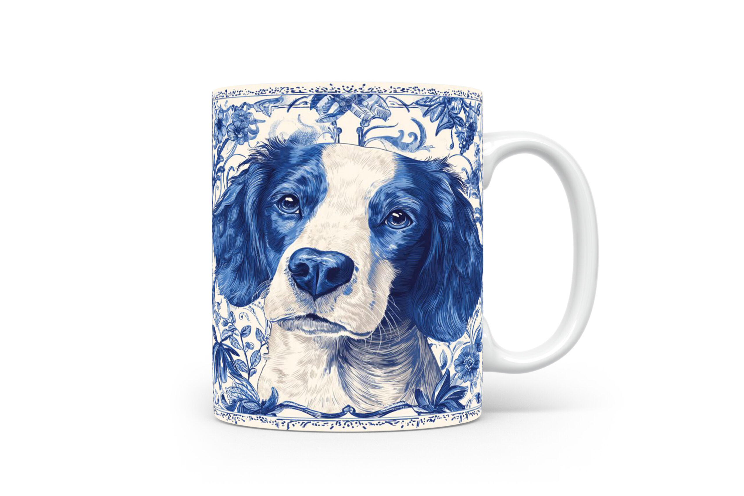 Mok Bretonse Spaniël Collectable mok Bretonse spaniël Beker voor koffie of tas voor thee