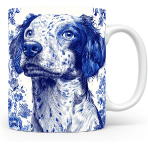 Collectable mok Bretonse spaniël Beker voor koffie of tas voor thee