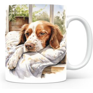 Collectable mok Bretonse spaniël Beker voor koffie of tas voor thee