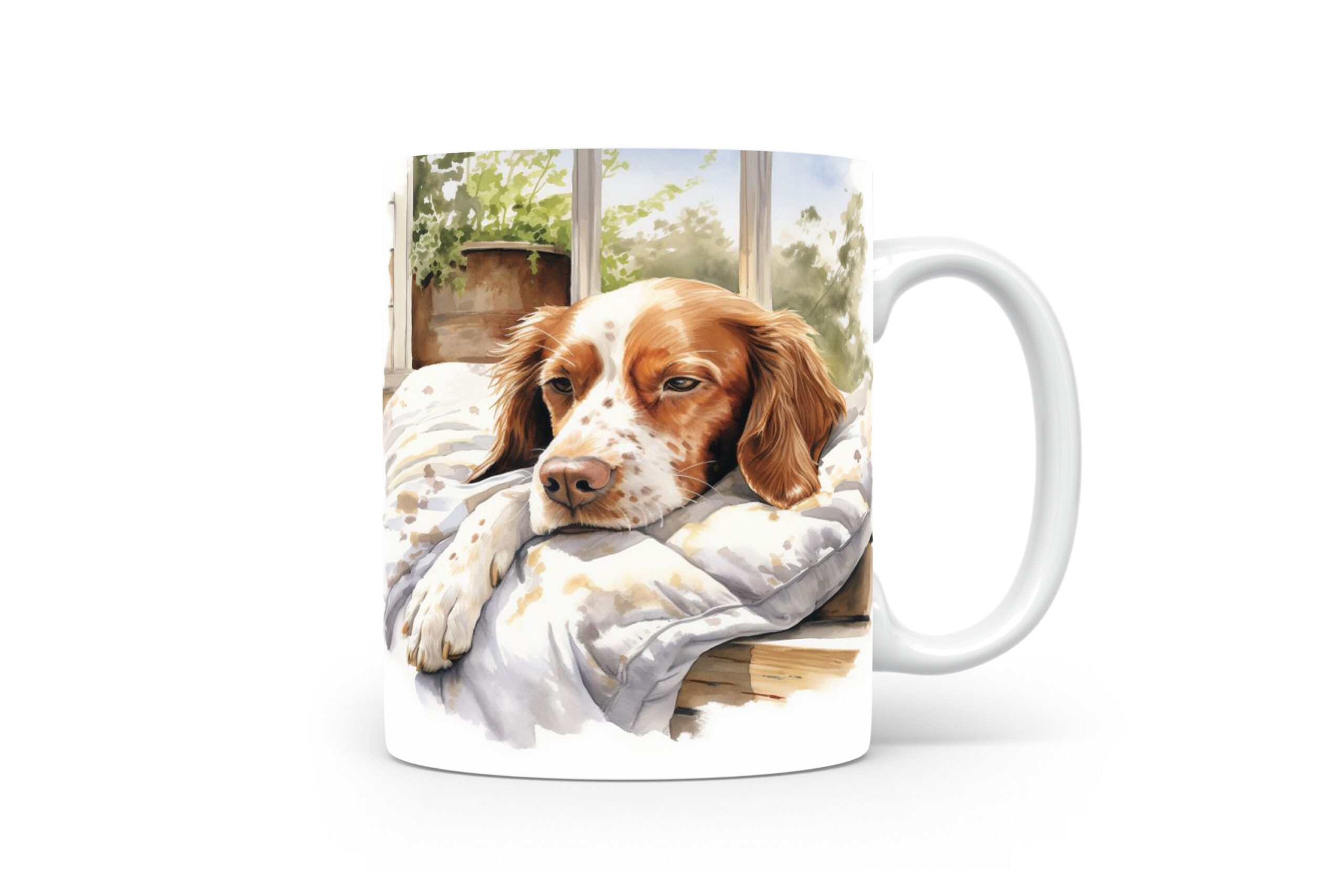 Mok Bretonse Spaniël Collectable mok Bretonse spaniël Beker voor koffie of tas voor thee
