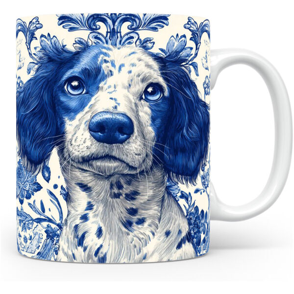 Collectable mok Bretonse spaniël Beker voor koffie of tas voor thee