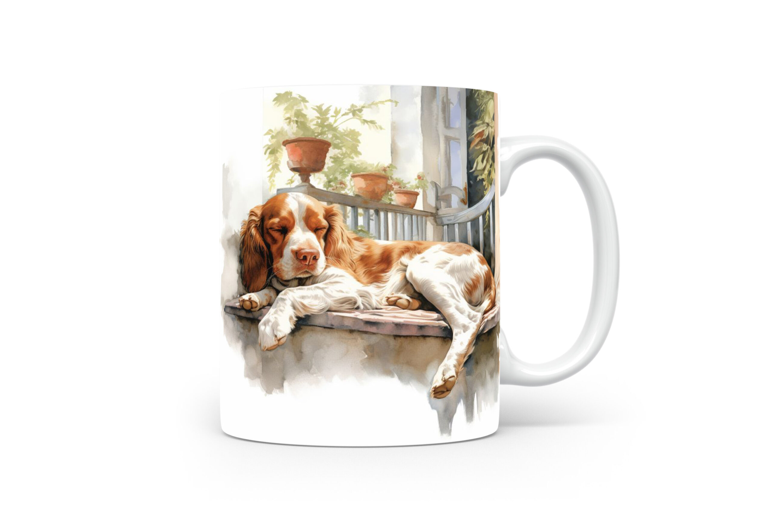 Mok Bretonse Spaniël Collectable mok Bretonse spaniël Beker voor koffie of tas voor thee