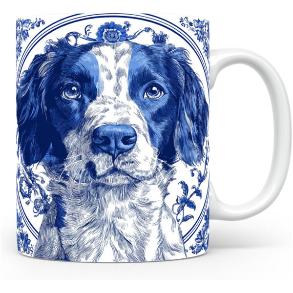 Mok Bretonse Spaniël Collectable mok Bretonse spaniël Beker voor koffie of tas voor thee