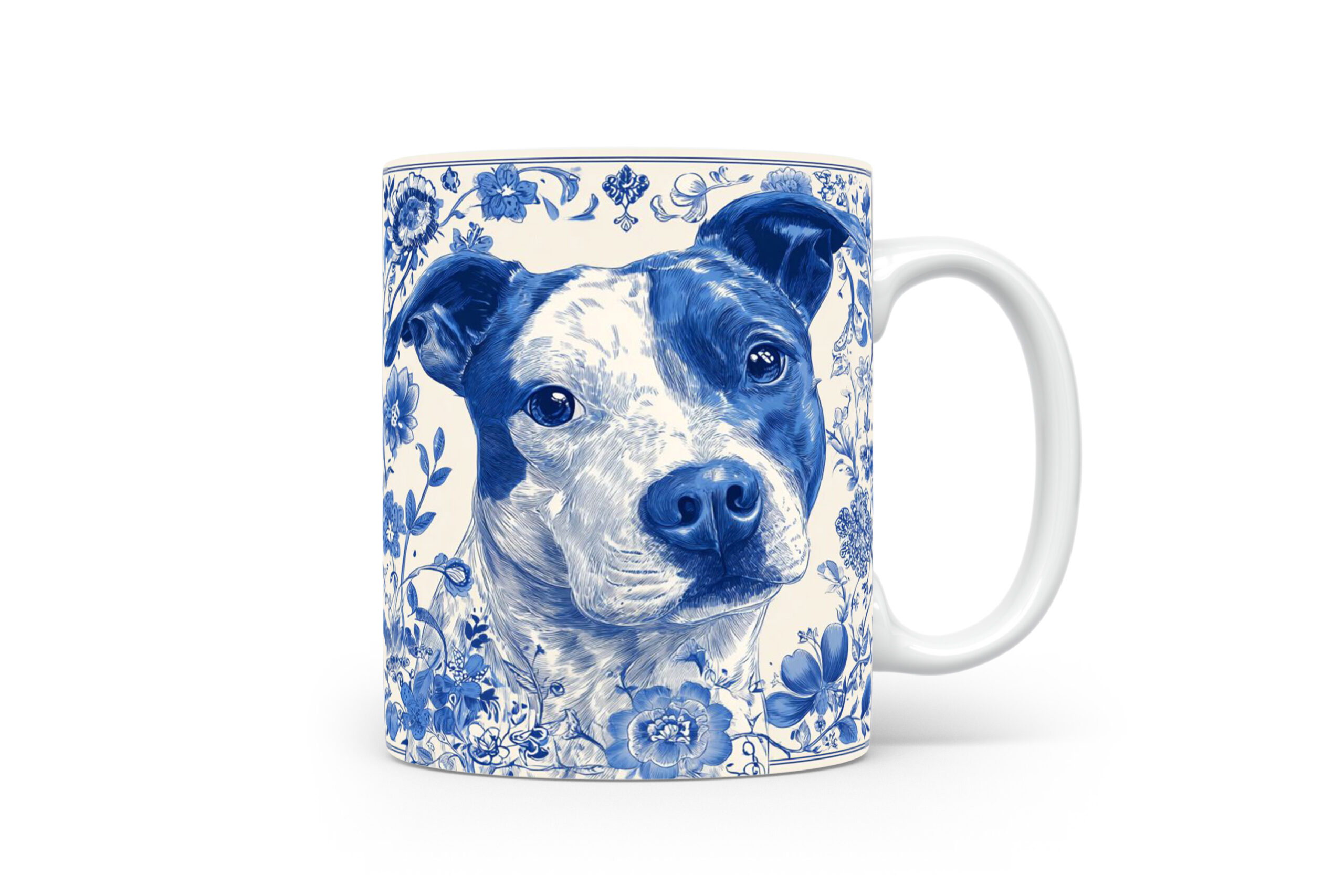 Mok Bull Terrier Collectable mok Bull terrier Beker voor koffie of tas voor thee